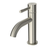 Parisi Tondo II Basin Mixer with Curved Spout | Brushed Nickle